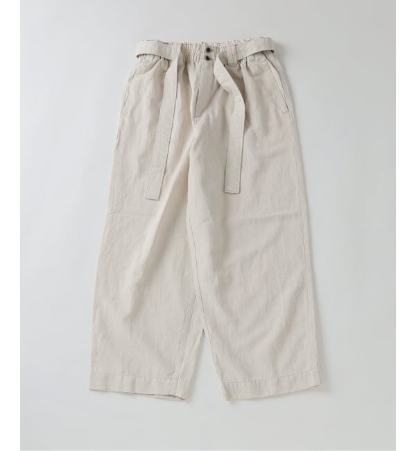 J.S.Homestead「《予約》J.S.Homestead / コットンリネン デニム  &ldquo;JUDO&rdquo; パンツ」|デニム|