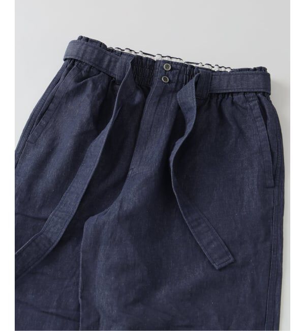 J.S.Homestead「《予約》J.S.Homestead / コットンリネン デニム  &ldquo;JUDO&rdquo; パンツ」|デニム|