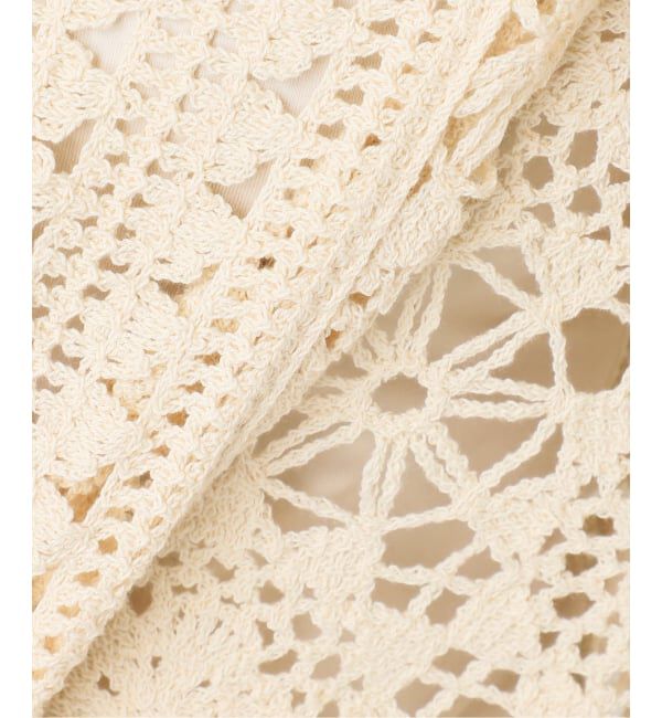 JOURNAL STANDARD relume「クロシェレースクルーネックカーディガン」|カーディガン|