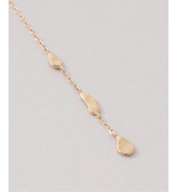 Lilas by Spick&Span「シードモチーフチェーンピアス K10（両耳）」|ピアス|