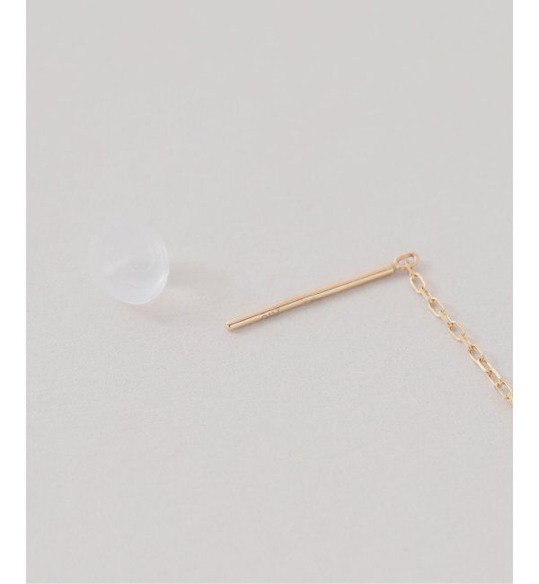 Lilas by Spick&Span「シードモチーフチェーンピアス K10（両耳）」|ピアス|