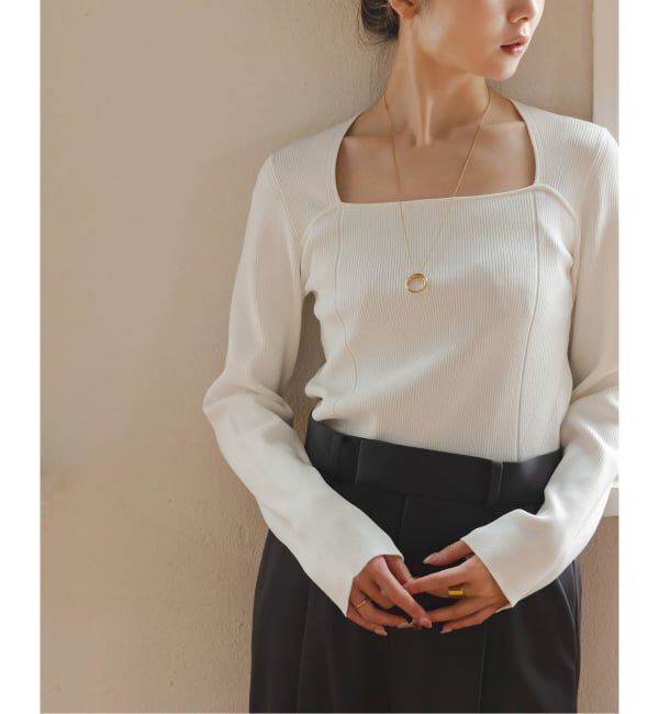 NOBLE「デコルテニット」|ニット・セーター|