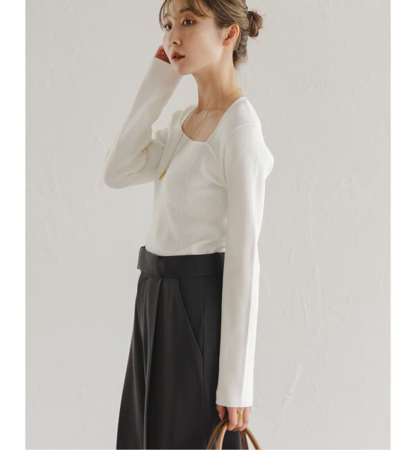 NOBLE「デコルテニット」|ニット・セーター|