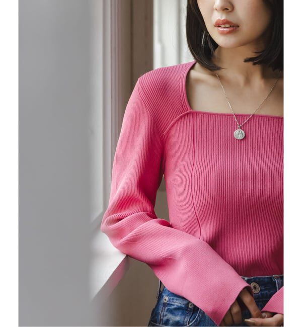 NOBLE「デコルテニット」|ニット・セーター|