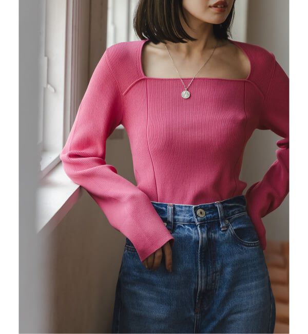 NOBLE「デコルテニット」|ニット・セーター|