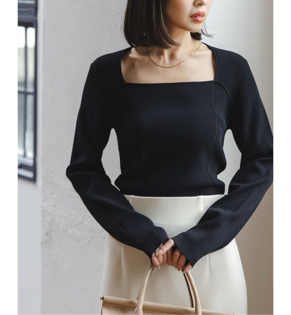 NOBLE「デコルテニット」|ニット・セーター|