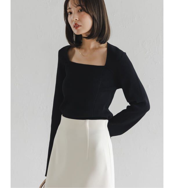 NOBLE「デコルテニット」|ニット・セーター|