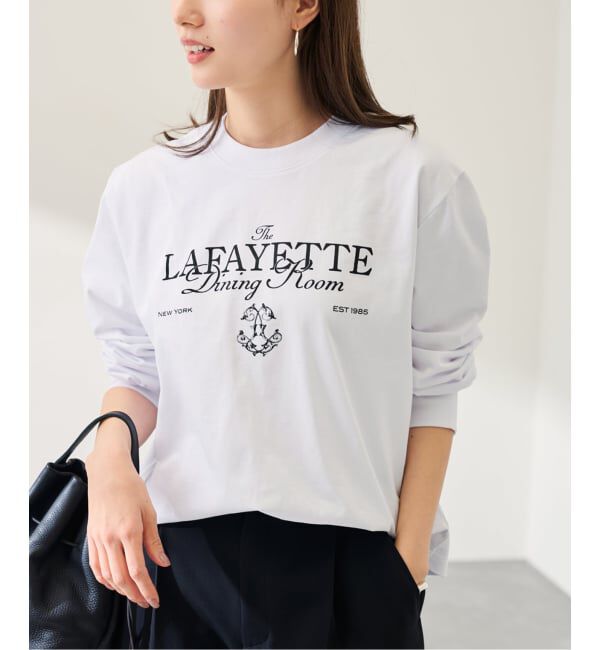 FRAMeWORK「GIFT SHOP 別注LOGO PRINT LONG SLEEVES」|Tシャツ・カットソー|