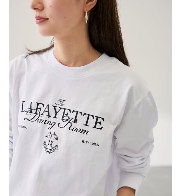 FRAMeWORK「GIFT SHOP 別注LOGO PRINT LONG SLEEVES」|Tシャツ・カットソー|