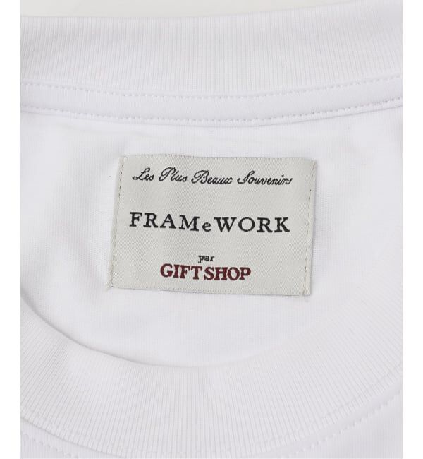 FRAMeWORK「GIFT SHOP 別注LOGO PRINT LONG SLEEVES」|Tシャツ・カットソー|