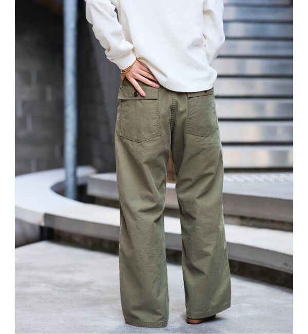 FRAMeWORK「≪追加≫ライトミリタリースラブベイカーパンツ 2」|カーゴ|