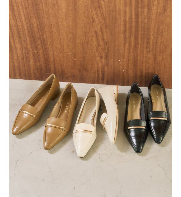  「フレンチスクエアメタルローファー」|ローファー|