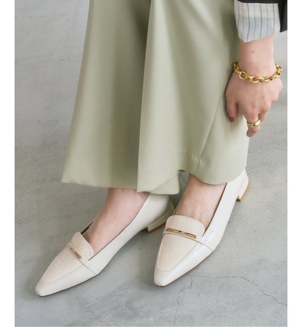  「フレンチスクエアメタルローファー」|ローファー|