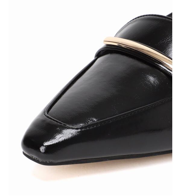  「フレンチスクエアメタルローファー」|ローファー|