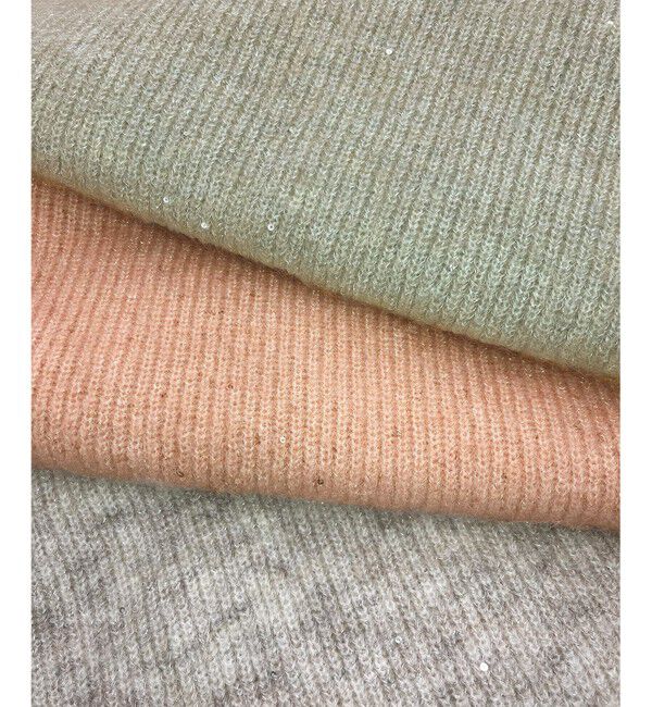 23区「モヘヤミックススパングル Vネック ニット」|ニット・セーター|