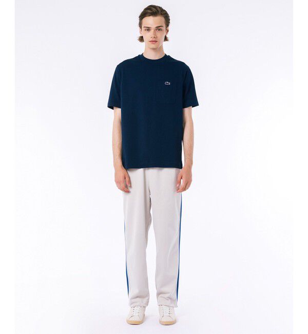 LACOSTE「アウトラインクロックポケット半袖Tシャツ」|Tシャツ・カットソー|