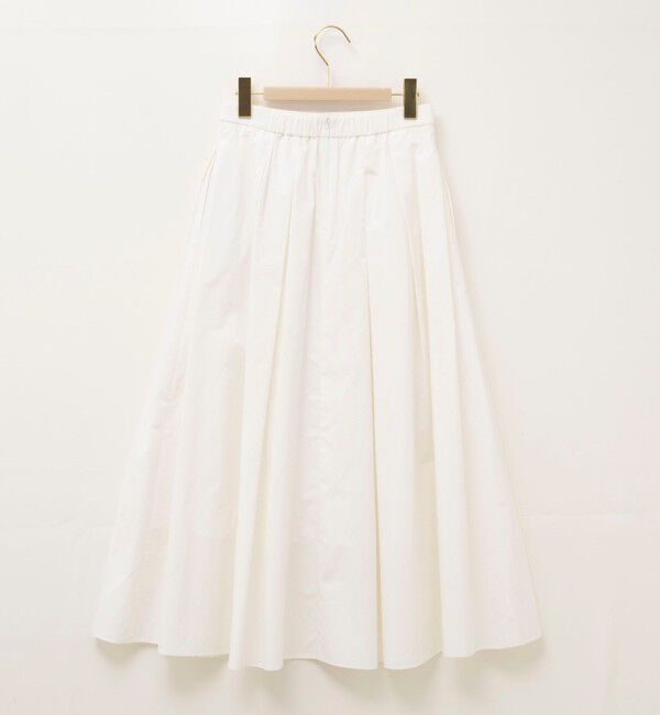 NOLLEY'S sophi「ウォッシャブルタフタタックフレアロングスカート」|スカート|