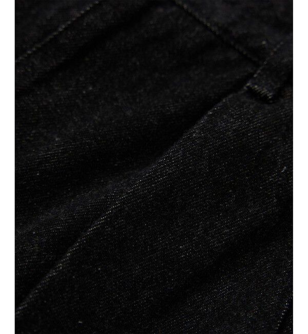 ROPE「【洗える】ワンタック ワイドデニムパンツ」|デニム|