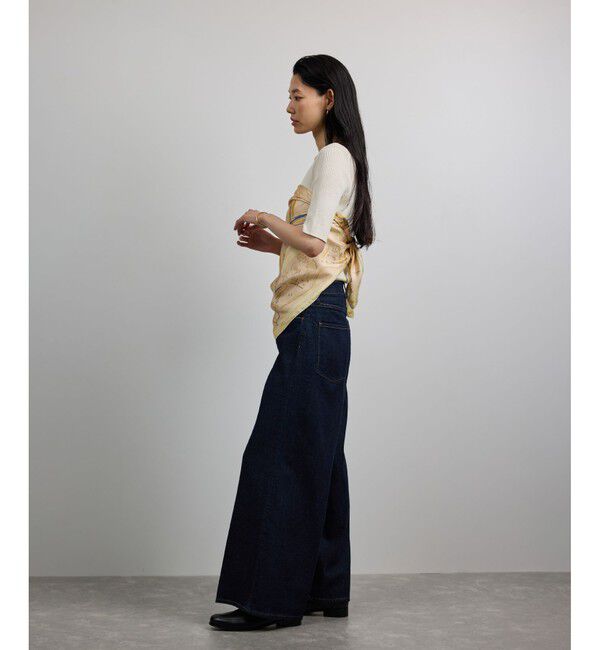 ROPE「【YUKO SAEKI for ROPE&rsquo;・コラボ】スカーフ柄プリント シルクスカーフ/Lサイズ」|バンダナ・スカーフ|