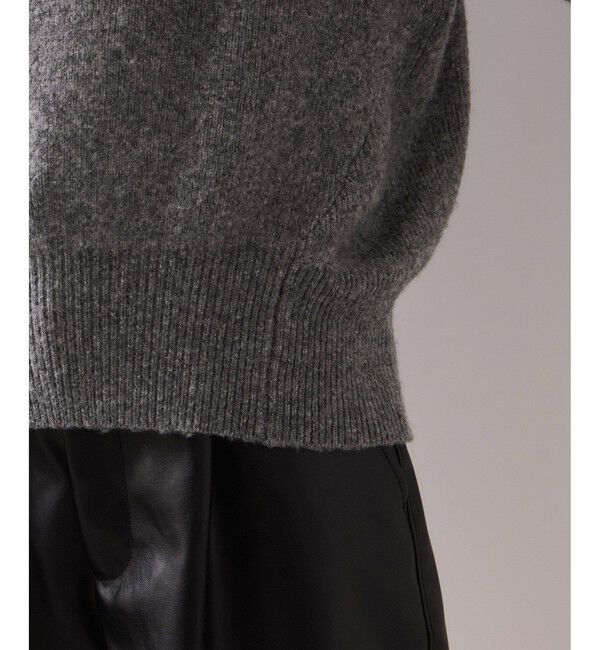 VIS「Vネックレースニットプルオーバー」|ニット・セーター|