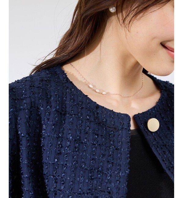 ROPE PICNIC PASSAGE「淡水パールマグネットプチペンダント」|ネックレス|