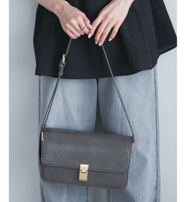 ROPE PICNIC PASSAGE「【WEB限定カラー】me fit BAG バーチカルラインワイドショルダーバッグ」|ショルダー・メッセンジャー|