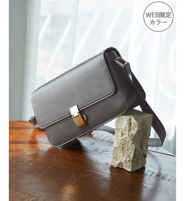 ROPE PICNIC PASSAGE「【WEB限定カラー】me fit BAG バーチカルラインワイドショルダーバッグ」|ショルダー・メッセンジャー|