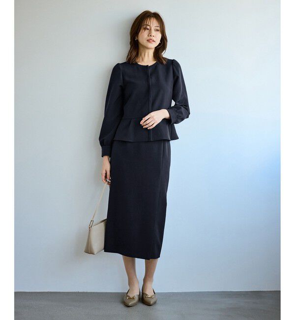 Rope&rsquo;Picnic「【WEB限定】360&deg;ウルトラストレッチ タイトスカート/UVカット・花粉ガード・セットアップ対応」|スカート|