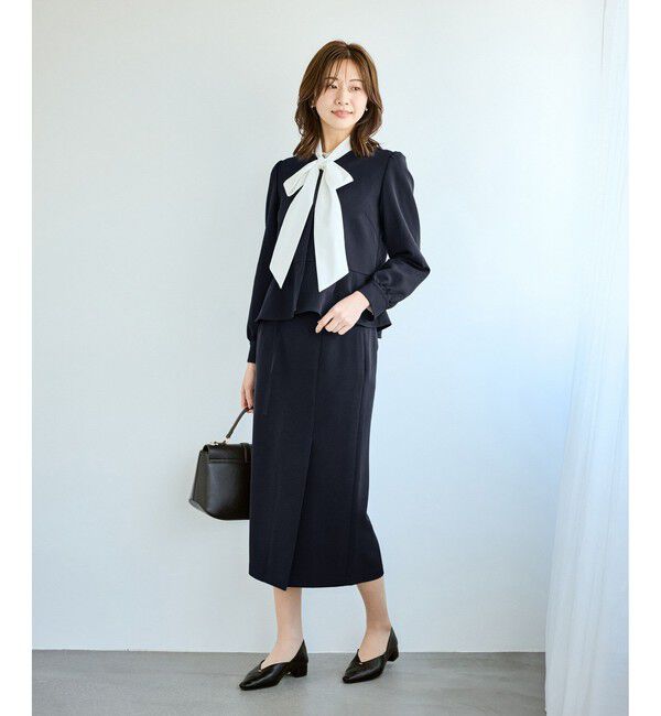 Rope&rsquo;Picnic「【WEB限定】360&deg;ウルトラストレッチ タイトスカート/UVカット・花粉ガード・セットアップ対応」|スカート|