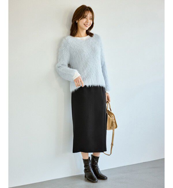 Rope&rsquo;Picnic「【WEB限定】360&deg;ウルトラストレッチ タイトスカート/UVカット・花粉ガード・セットアップ対応」|スカート|