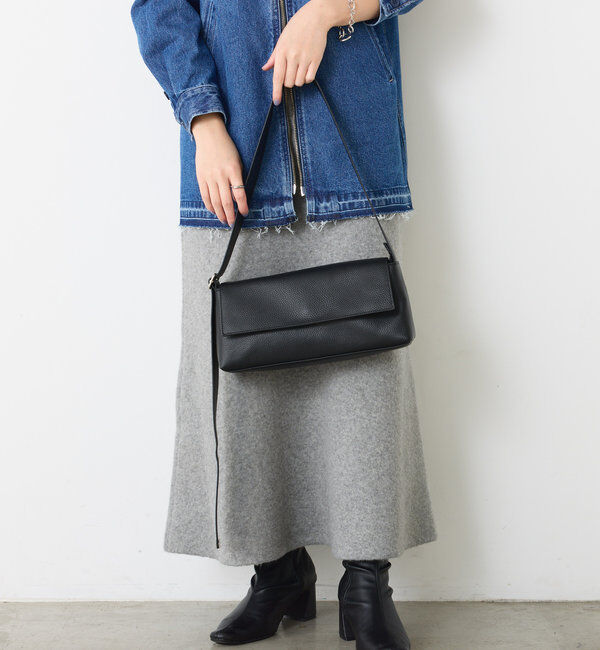  「【牛革/２WAY/500mlペットボトル収納可】シュリンクリンショルダーバッグ」|ショルダー・メッセンジャー|