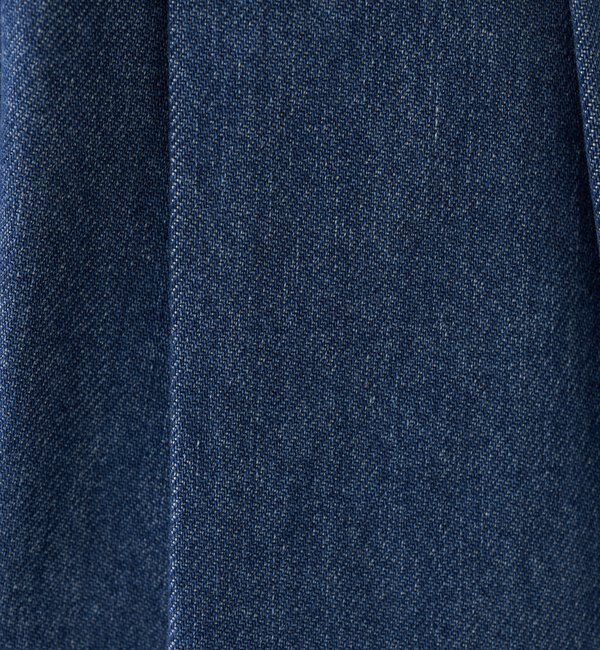  「Q.anosチャームタックデニムパンツ」|デニム|