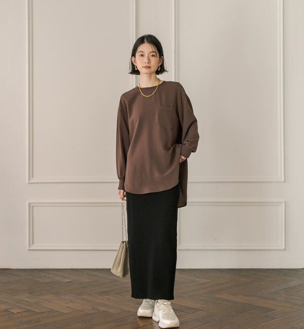  「【さらっと着やすい！/冷房・日焼け対策◎】ジョーゼットポケットブラウス」|シャツ・ブラウス|