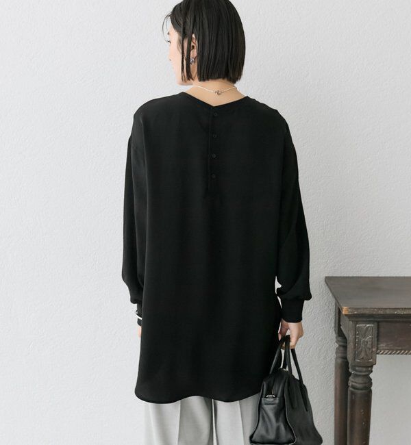  「【さらっと着やすい！/冷房・日焼け対策◎】ジョーゼットポケットブラウス」|シャツ・ブラウス|