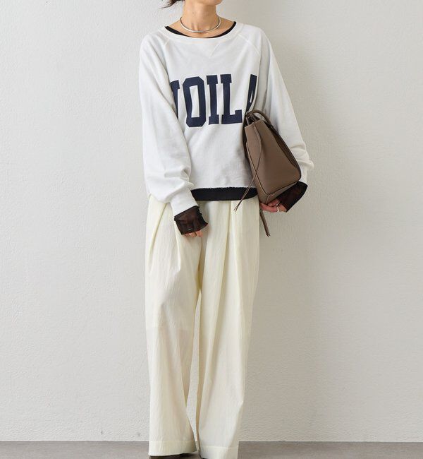  「【レイヤードに最適】チュールキリカエカットソー」|Tシャツ・カットソー|