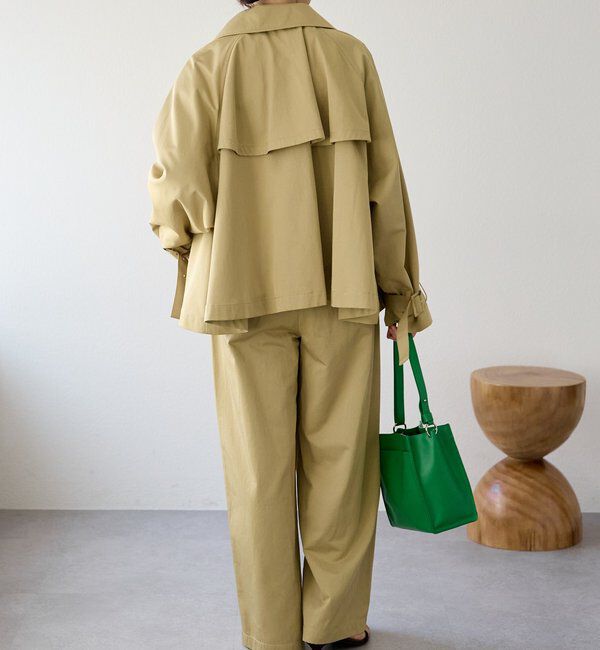  「予約【A・MONN(アモン)】スムースワイドパンツ」|その他|