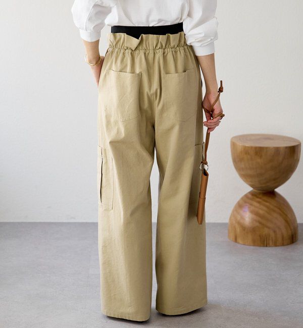  「予約【A・MONN(アモン)】ミリタリーWウエストカーゴパンツ」|チノ|