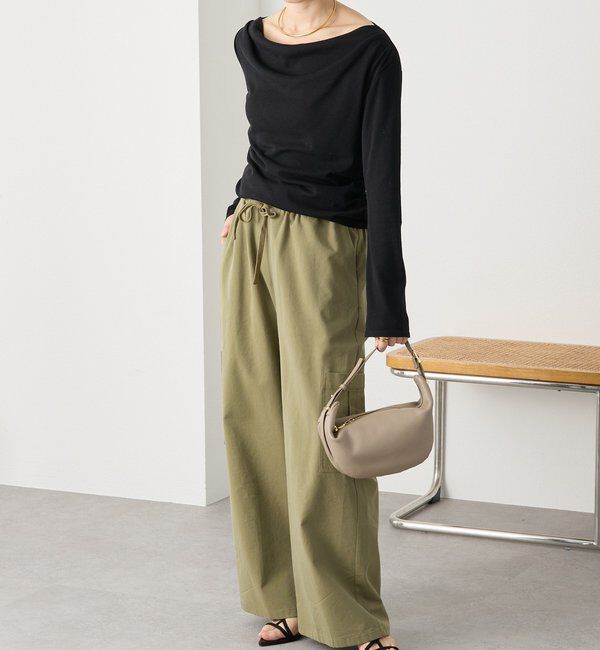  「予約【A・MONN(アモン)】ミリタリーWウエストカーゴパンツ」|チノ|