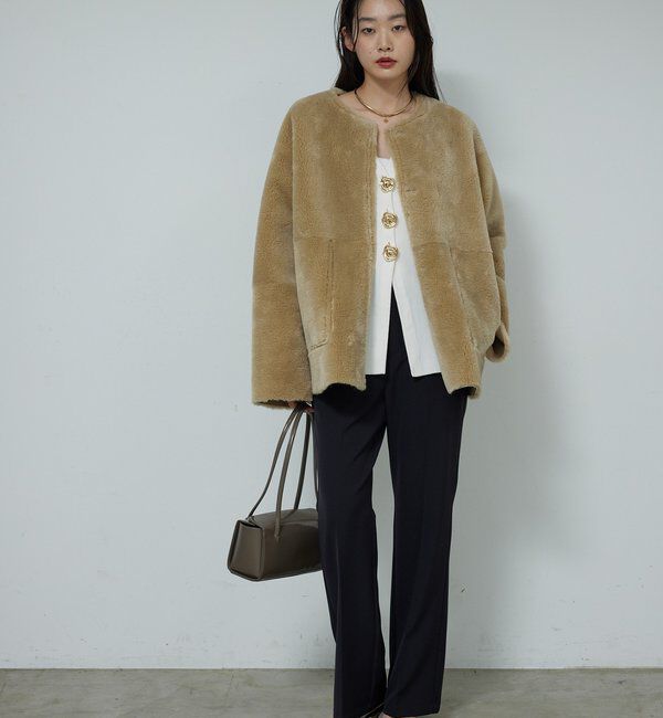  「ビジューVネックカーディガン」|ニット・セーター|