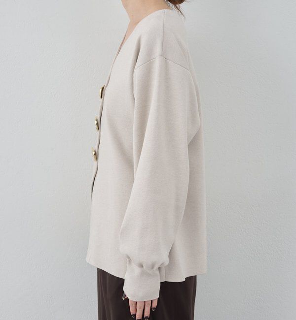  「ビジューVネックカーディガン」|ニット・セーター|