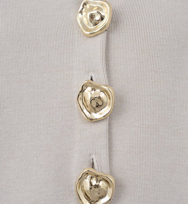  「ビジューVネックカーディガン」|ニット・セーター|