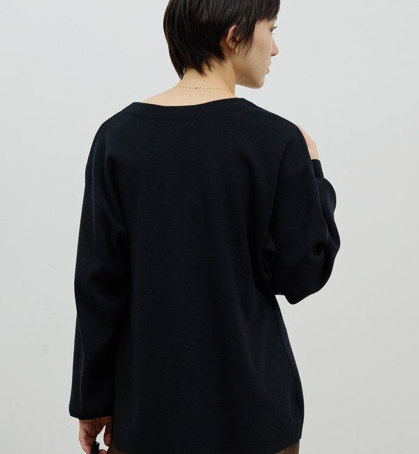  「ビジューVネックカーディガン」|ニット・セーター|