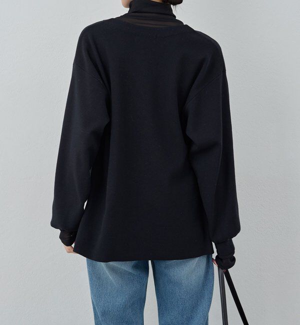  「ビジューVネックカーディガン」|ニット・セーター|