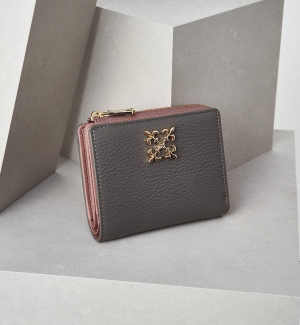  「モノグラムプレートハーフウォレット」|財布|