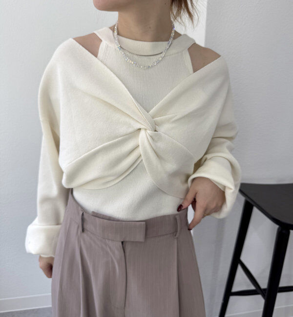  「クロスニットSET」|ニット・セーター|