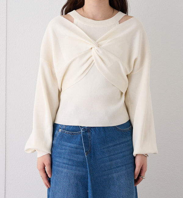  「クロスニットSET」|ニット・セーター|