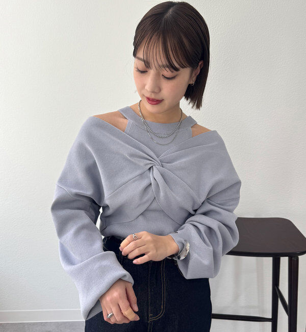  「クロスニットSET」|ニット・セーター|