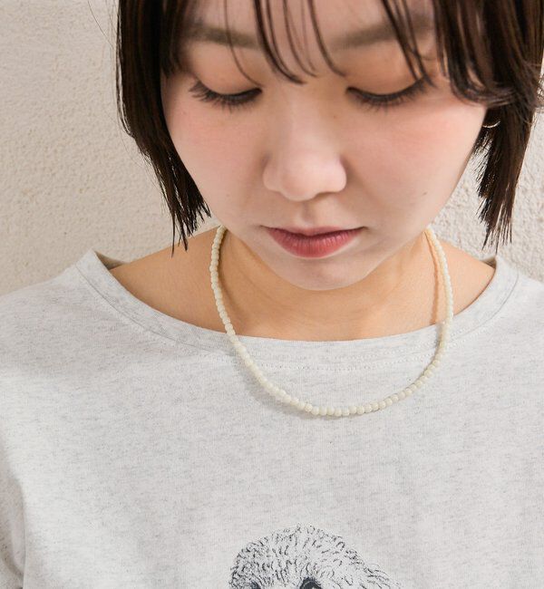  「カラービーズネックレス」|リング|