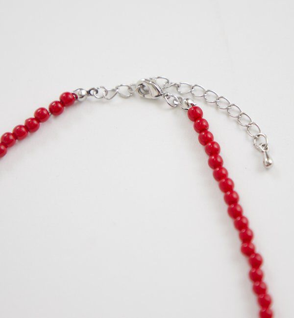  「カラービーズネックレス」|リング|