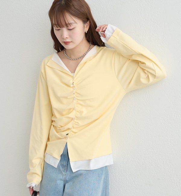  「配色カットソー」|Tシャツ・カットソー|